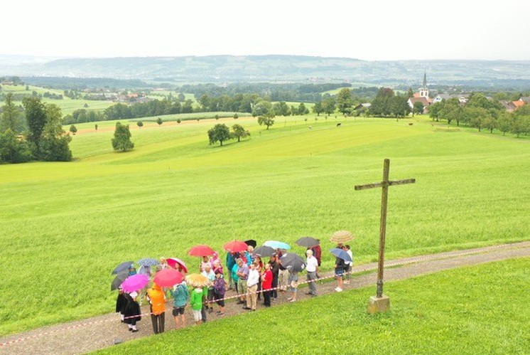 Auf dem Nollen für die Schweiz gebetet