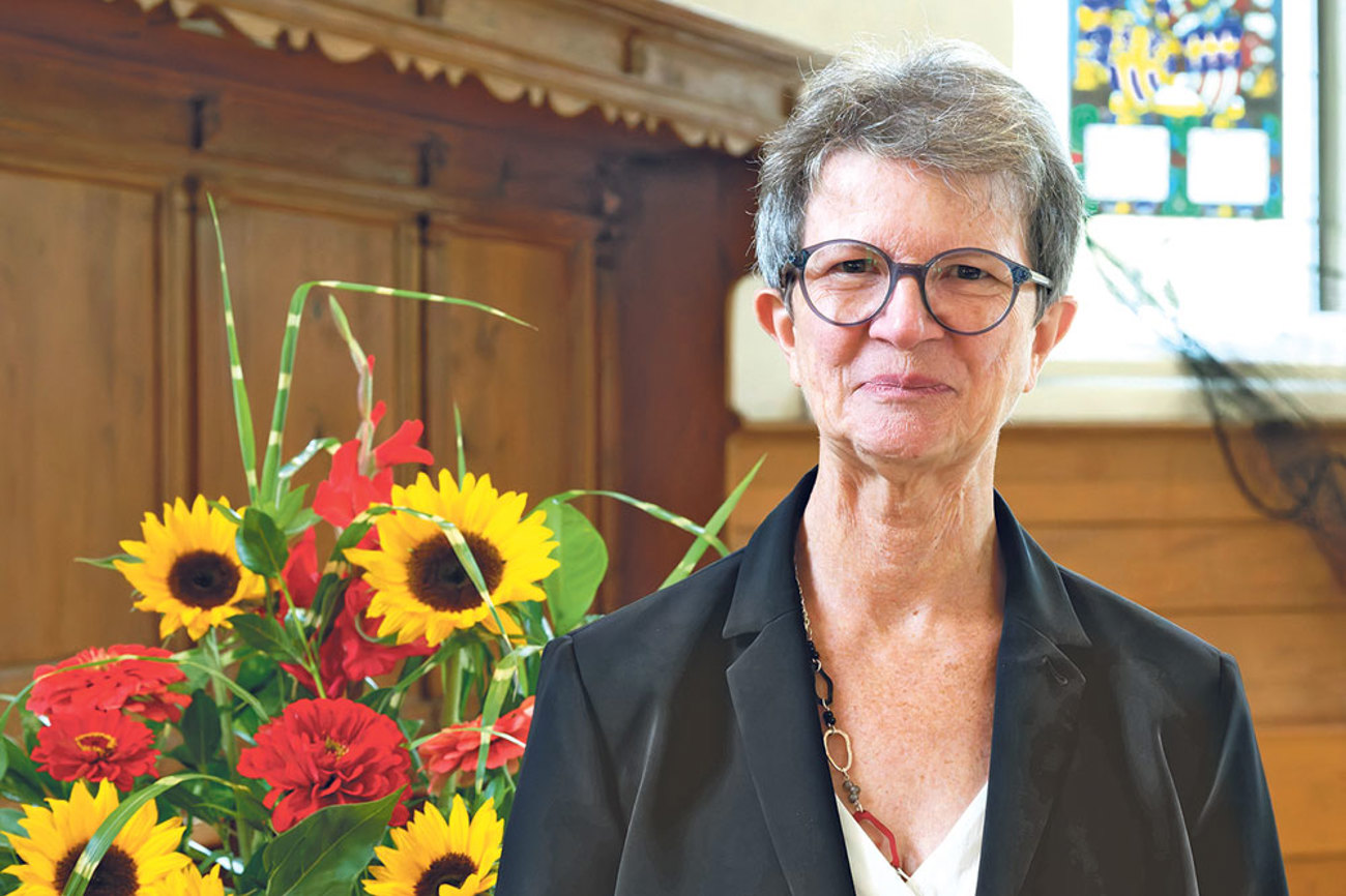 Feierlich ins Amt bei Mission 21 eingesetzt: Evelyn Borer. | Foto: Knoch